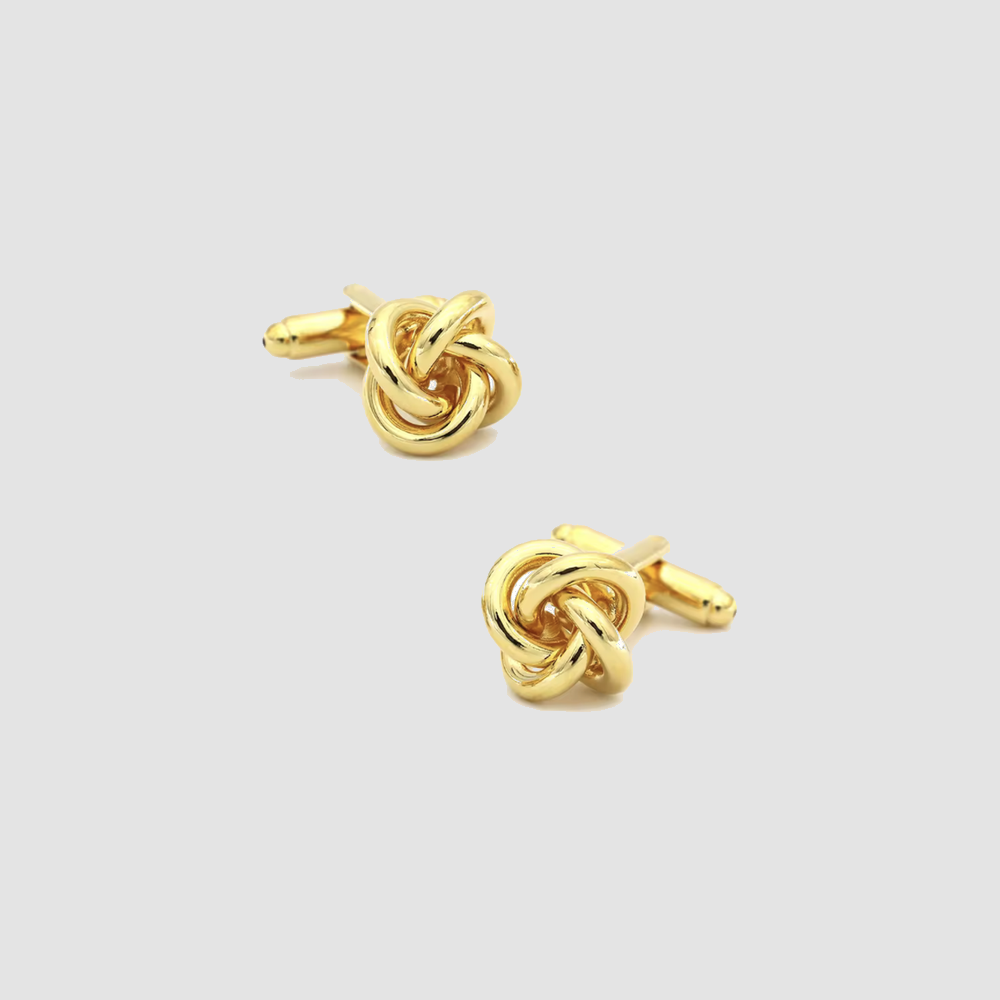 Cufflinks — Gold Knot