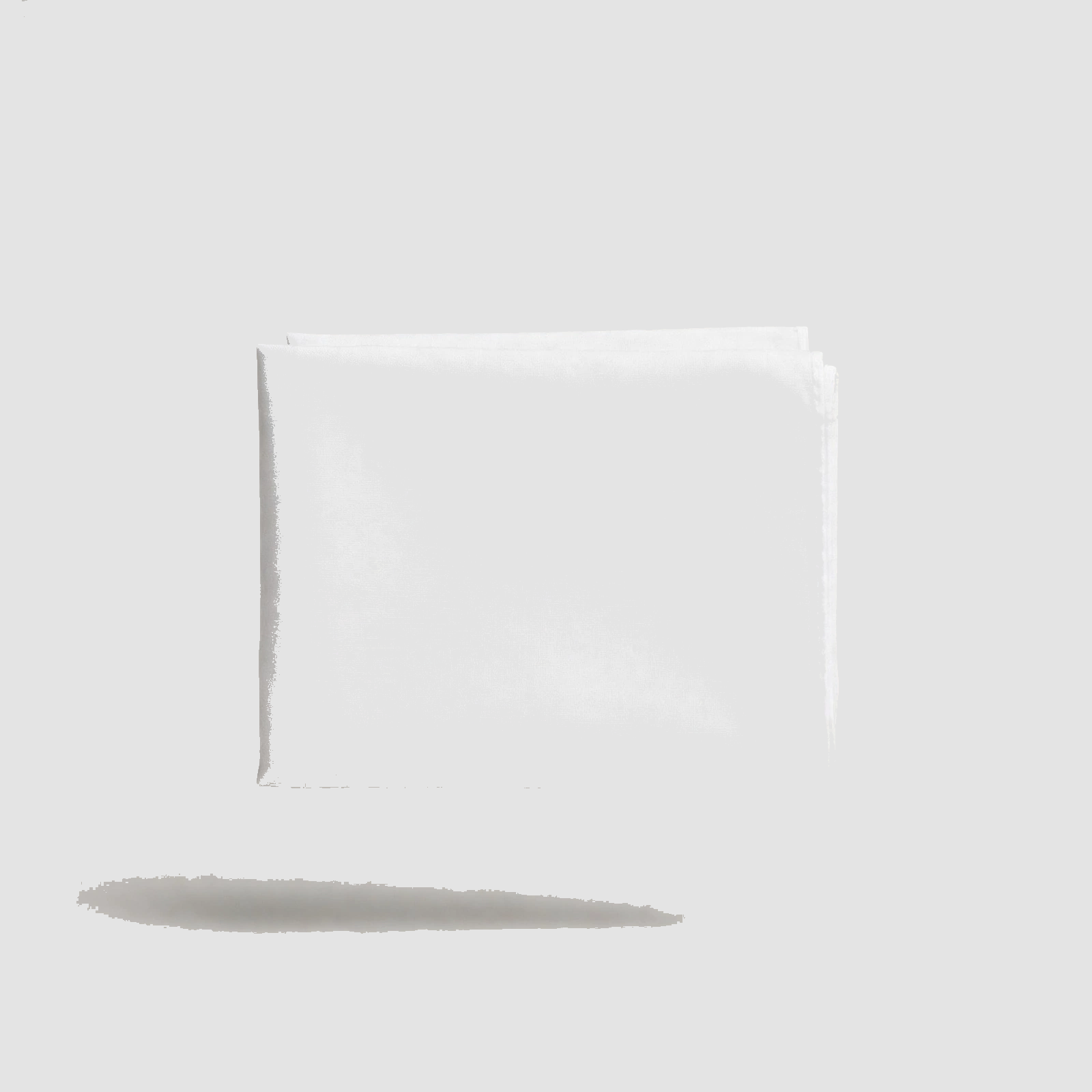 White Pocket Square